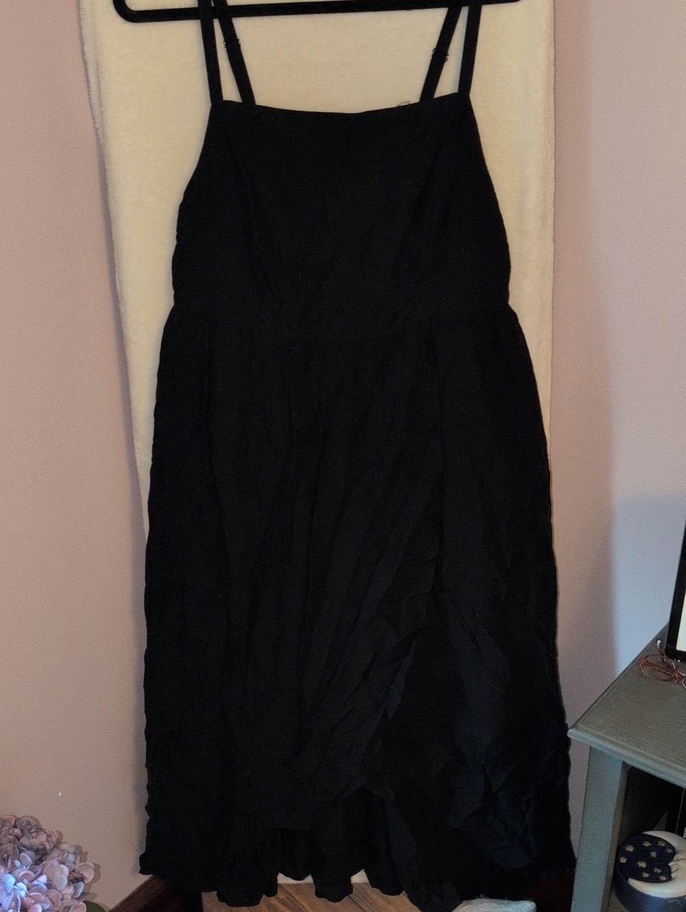 torrid Black Spaghetti Strap Wrap Midi Dress NWT